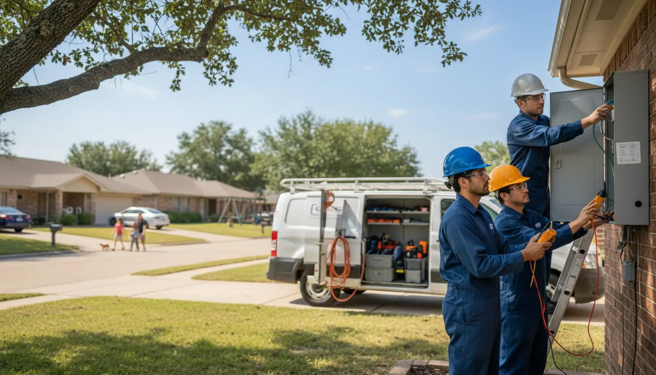 Certified electrician providing emergency electrical services in Henderson, IA